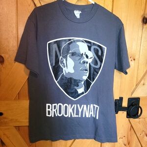 Alstyle Brooklynati Graphic T-Shirt - Gray Jay-z Mens Size Medium